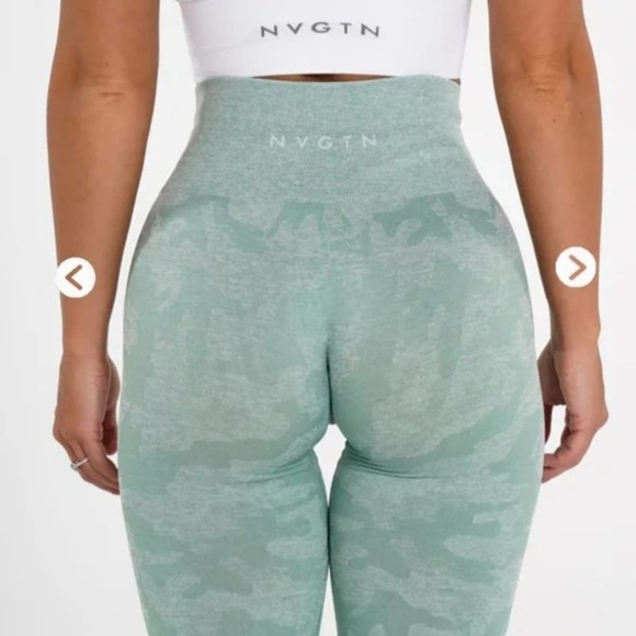 NVGTN Pants - Nvtgn Green Camo Leggings